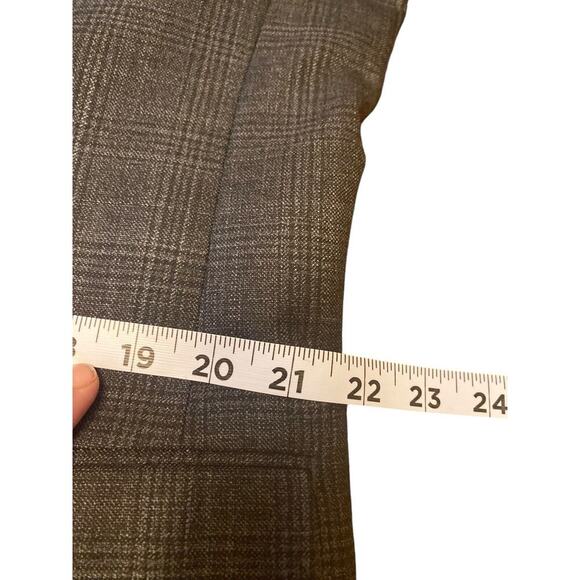 Chaps Ralph Lauren Two Button Gray Blazer Poly Blend Sport Coat Jacket Size 44R - Picture 15 of 16